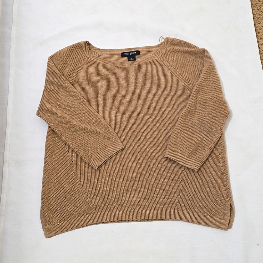 White House black market ribbed knit sweater size medium.